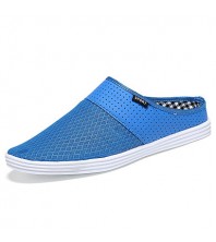 Men's Shoes Tulle Outdoor / Casual Clogs & Mules Outdoor / Casual Flat Heel Slip-on Black / Blue / Yellow / White / Gray  