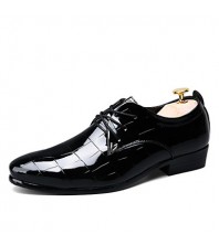 Men's Shoes Office & Career/Party & Evening/Casual Fashion Patent Leather Oxfords Shoes Black/Red 38-43  