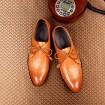 Men's Shoes Office & Career / Party & Evening / Casual Leather Oxfords Black / Brown  