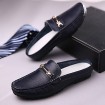 Men's Shoes Wedding/Office & Career/Party & Evening/Athletic/Dress/Casual Nappa Leather Loafers Blue/Brown/White  