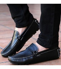 Outdoor / big size / Office & Career / Party & Evening / Casual Leather Loafers Black/Blue/Brown  