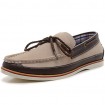 Men's Shoes Outdoor / Athletic / Casual Suede Boat Shoes Blue / Gray  