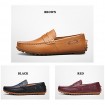 Casual Leather Loafers Black / Brown / Burgundy  