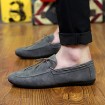 Men's Shoes Outdoor/Casual Loafers Black/Gray/Beige  