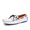 Men's Shoes / Casual Leather Boat Shoes Blue / Brown / White  