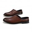 Men's Shoes Casual Leatherette Clogs & Mules Black/Brown/White  