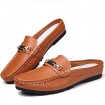 Men's Shoes Wedding/Office & Career/Party & Evening/Athletic/Dress/Casual Nappa Leather Loafers Blue/Brown/White  