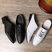 Men's Shoes Office & Career/Party & Evening/Casual Fashion PU Leather Oxfords Slip-on Shoes Black/White 39-44  