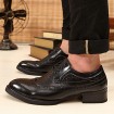 Men's Shoes Office & Career / Party & Evening / Casual Leather Oxfords Black / Brown  