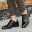 Men's Shoes Casual/Party & Evening/Office & Career Fashion Breathable Leather Shoes Black/Brown 38-44  