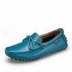 Men's Shoes Office & Career/Casual/Party & Evening Leather Boat Shoes Black/Blue/Brown/White  